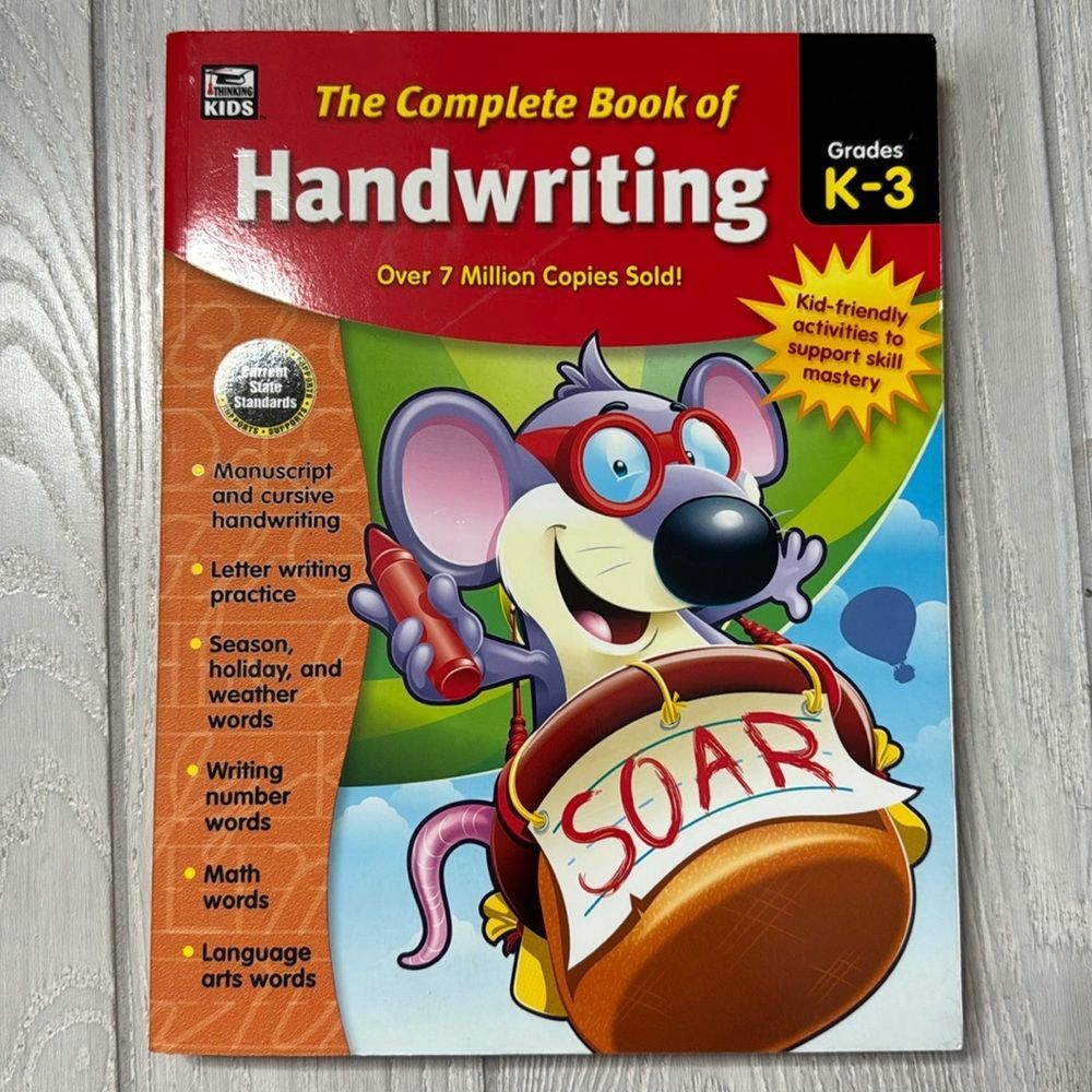Handwriting K-3 workbook